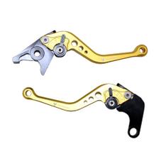 Manete Esportivo Titan 150 Esd/Sport Red Dragon - Dourado