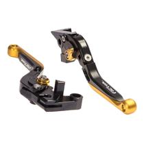 Manete Extensível Preto/Dourado Factor 125 150 Disco