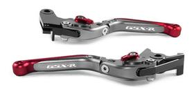 Manete Extensível Titanium/Vermelho Gsx-R 750