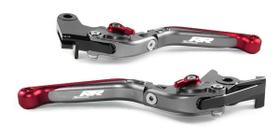 Manete Extensível Titanium/Vermelho S1000R