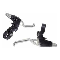 Manete Logan Alumínio Bike Freio V-brake Preto E Polido Mtb Manete Logan Alumínio Bike Freio V-brake Preto E Polido Mtb