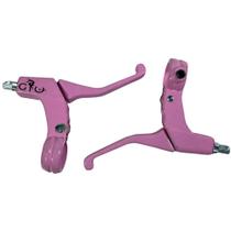Manete Maçaneta Freio Gtu Bike Bicicleta Alumínio Rosa