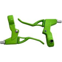 Manete Maçaneta Freio Gtu Bike Bicicleta Alumínio Verde Neon