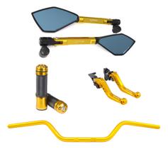 Manete Manopla Guidão Retrovisor Dafra Next 250 300 Todas