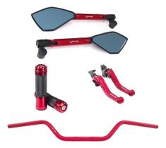 Manete Manopla Guidão Retrovisor Yes 125 Intruder 125 Dafra