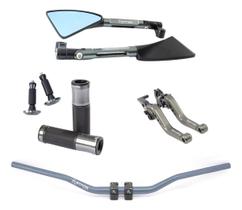 Manete Manopla Peso Retrovisor Guidão Xt 660r Xt 225 Dt 200