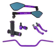 Manete Manopla Peso Retrovisor Guidão Yes Intruder 125 Riva