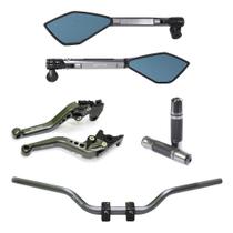 Manete Manopla Retrovisor Guidão Factor Fz15 Fazer 150 250 Manete Manopla Retrovisor Guidão Factor Fz15 Fazer 150 250