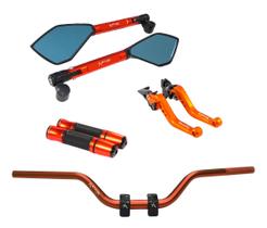 Manete Manopla Retrovisor Guidão Factor Fz15 Fazer 150 250