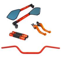 Manete Manopla Retrovisor Guidão RD 125 135 Rx Tt 125 Dt 180 Xtz Crosser Factor