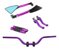 Manete Manopla Retrovisor Guidão Riva Chopper Intruder Yes