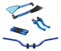 Manete Manopla Retrovisor Guidão Riva Chopper Intruder Yes