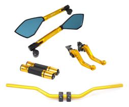 Manete Manopla Retrovisor Guidão Trail Xt 660r Dt 200 Tdm225