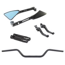 Manete Manopla Retrovisor Guidão Xt660r Xt 225 Dt 200 Tdm 225 Manete Manopla Retrovisor Guidão Xt660r Xt 225 Dt 200 Tdm 225