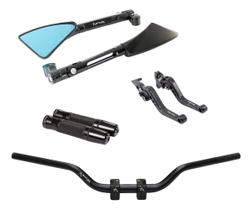 Manete Manopla Retrovisor Guidão Yes 125 Intruder 125 Manete Manopla Retrovisor Guidão Yes 125 Intruder 125