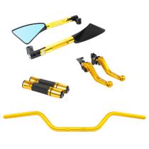 Manete Manopla Retrovisor Guidão Yes Gsr Intruder 125 Gsr 150i Riva Chopper 150