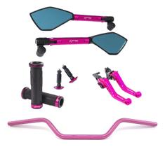 Manete Manopla Retrovisor Peso Guidão Crosser Factor Lona