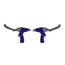 Manete Mtb Alumínio V-Brake Total Azul Manete Mtb Alumínio V-Brake Total Azul