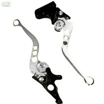 Manete par c/ reg twis/cb300/cbx200 prata cx 3