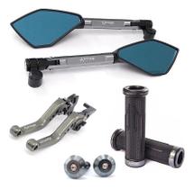 Manete Peso Manopla Retrovisor Ybr Factor 125 Xtz Lander 250