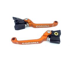 Manete Retrátil Corona Ktm 125 150 250 350 500 Exc Sxf Xcf 14 A 19 Par