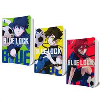 Mangá Blue Lock KIT Vol. 1 ao 3 - Yuusuke Nomura (Português) Novo e Lacrado Mangá Blue Lock KIT Vol. 1 ao 3 - Yuusuke Nomura (Português) Novo e Lacrado