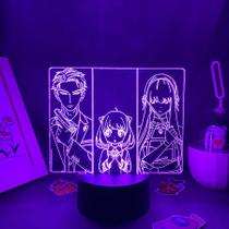 Mangá de anime Night Light 3D Acrylic Spys X Familys