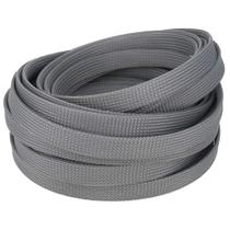 Manga de cabo Heyiarbeit PET Expansível Trança 10 m Cinza 12 mm Manga de cabo Heyiarbeit PET Expansível Trança 10 m Cinza 12 mm