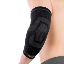 Manga de compressão Copper Fit ICE Elbow feminina preta L/XL