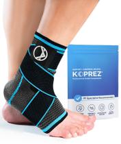 Manga de compressão de tornozelo Koprez Plantar Fasciitis Relief
