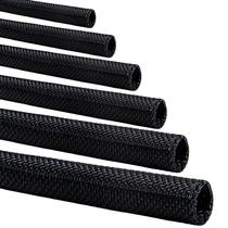 Manga de gerenciamento de cabos Teziicus 7.6 m Black Split Wire Loom