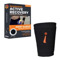 Manga de pulso Incrediwear Pulseira Feminina Masculina Preta S/M