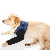 Manga de recuperação para cães Coodeo com 2,5 mm de espessura, impermeável, azul, 3XS Manga de recuperação para cães Coodeo com 2,5 mm de espessura, impermeável, azul, 3XS