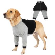 Manga de recuperação pós-cirúrgica para cães WZXOZYNG com zíper, tamanho extra grande Manga de recuperação pós-cirúrgica para cães WZXOZYNG com zíper, tamanho extra grande