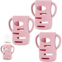 Manga de silicone Frezonika para Dr Brown, garrafa de 9 onças, rosa Manga de silicone Frezonika para Dr Brown, garrafa de 9 onças, rosa