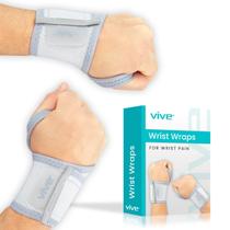Manga de suporte ajustável Wrist Wrap Brace Vive, pacote com 2 Manga de suporte ajustável Wrist Wrap Brace Vive, pacote com 2