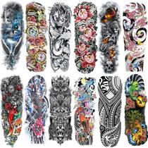 Manga de tatuagem temporária Aresvns Full Arm Waterproof Manga de tatuagem temporária Aresvns Full Arm Waterproof