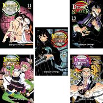 MANGA DEMON SLAYER KIMETSU NO YAIBA - Coleção vol 11 ao 15