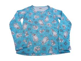 Manga Longa Frozen Anna Ana Blusa Baby Look Infantil Maj711 RCH Manga Longa Frozen Anna Ana Blusa Baby Look Infantil Maj711 RCH