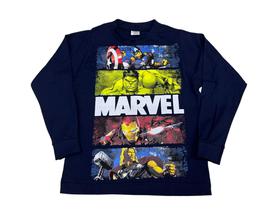 Manga longa Vingadores Avengers Camiseta Blusa Infantil Blusa de Frio Maj742 BM