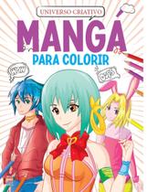 Mangá Para Colorir - Universo Criativo