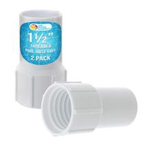 Manga para Mangueira de Piscina U.S. Pool Supply 1,5" Rosqueada Pacote com 2 Manga para Mangueira de Piscina U.S. Pool Supply 1,5" Rosqueada Pacote com 2