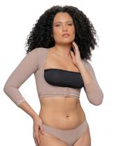 Manga Pós-Cirúrgica bolero Lipo De Braços Emana New Form Tamanho:GCor:Marrom-claro Manga Pós-Cirúrgica bolero Lipo De Braços Emana New Form Tamanho:GCor:Marrom-claro