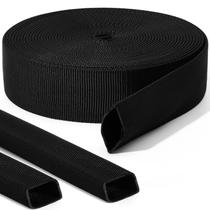 Manga protetora de mangueira hidráulica Hanaive 26 pés de nylon preta