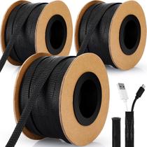 Manga trançada expansível Wire Loom PET de 300 pés Pangda Manga trançada expansível Wire Loom PET de 300 pés Pangda