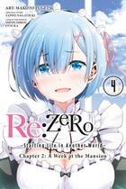 Mangá Yen Press Re:ZERO Vol. 4 Uma Semana na Mansão Mangá Yen Press Re:ZERO Vol. 4 Uma Semana na Mansão