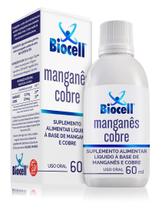 Manganês Cobre Biocell - Suplemento Alimentar L. Sublingual