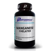 Manganese Chelated 100 Tabs Manganês Quelato Performance Nutrition