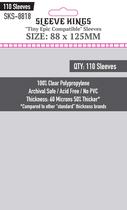 Mangas compatíveis com Sleeve Kings Tiny Epic, 88 x 125 mm, pacote com 110