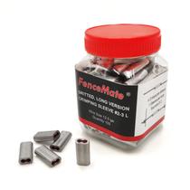 Mangas Crimp Loop Sleeves FenceMate Aluminium Alloy 2 -3 100 unidades/pacote